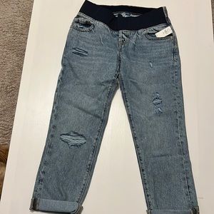 Maternity mom style jeans 0 short